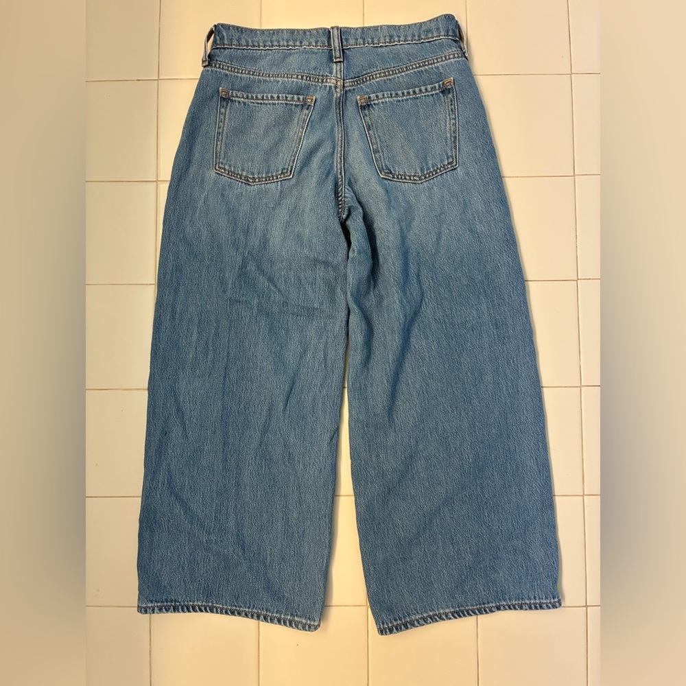 Old Navy Light Blue Wide Leg Jeans